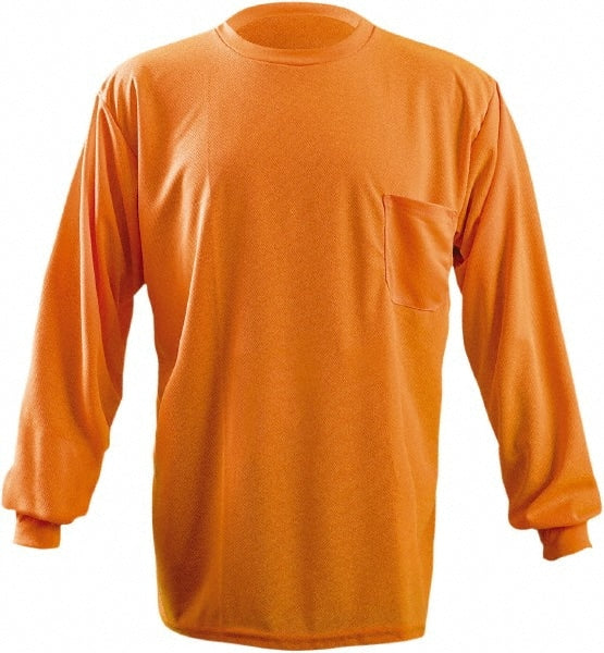 OccuNomix - Size S Hi-Viz Yellow High Visibility Long Sleeve T-Shirt - Benchmark Tooling