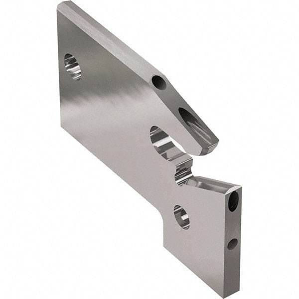 Seco - 15.5mm Blade Height, 1.2mm Blade Width, 33.1mm OAL, Right Hand Cut, Double End Indexable Cut-Off Blade - 19mm Max Depth of Cut, 150.10A Blade, Jetstream Series - Benchmark Tooling