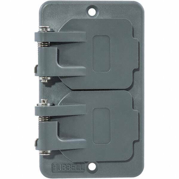 Hubbell Wiring Device-Kellems - Electrical Outlet Box & Switch Box Accessories Accessory Type: Box Cover Material: PBT Resin - Benchmark Tooling