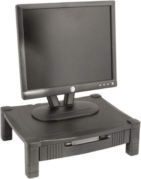 Kantek - Silver Monitor Stand - Use with Laptop, Monitor - Benchmark Tooling