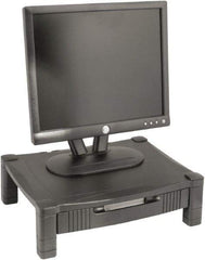 Kantek - Silver Monitor Stand - Use with Laptop, Monitor - Benchmark Tooling