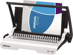 FELLOWES - Binding Machines Type: Manual Sheet Capacity: 150 - Benchmark Tooling