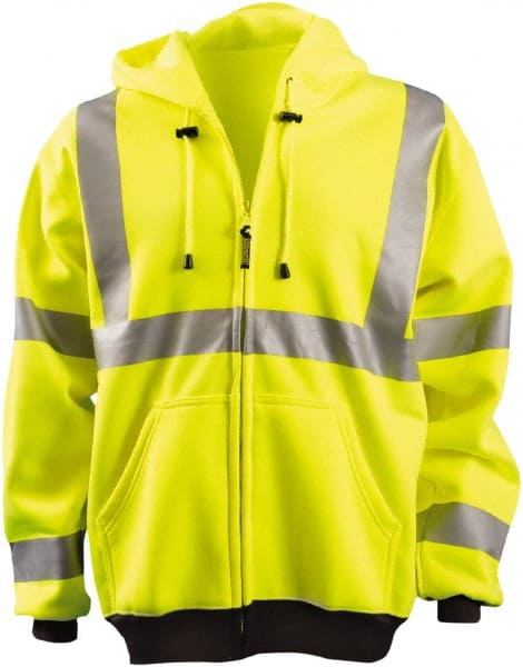 OccuNomix - Size 2XL Hi-Viz Yellow High Visibility Sweatshirt - Benchmark Tooling