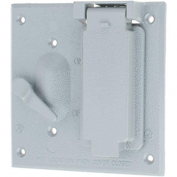 Leviton - Electrical Outlet Box Zinc Device Cover - Benchmark Tooling