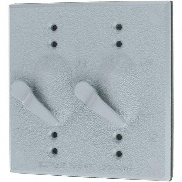 Leviton - Electrical Outlet Box Aluminum\xB6Zinc Device Cover - Benchmark Tooling