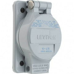 Leviton - Straight Blade Receptacles   Receptacle Type: Single Receptacle    Grade: Industrial - Benchmark Tooling