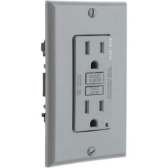 Leviton - GFCI Receptacles Grade: Commercial Color: Gray - Benchmark Tooling