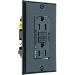 Leviton - GFCI Receptacles Grade: Commercial Color: Black - Benchmark Tooling