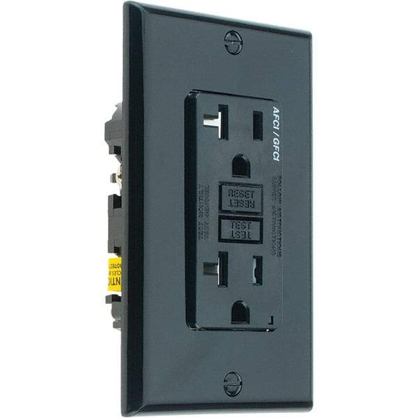 Leviton - GFCI Receptacles Grade: Commercial Color: Black - Benchmark Tooling