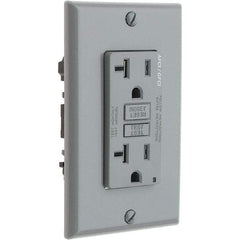 Leviton - GFCI Receptacles Grade: Commercial Color: Gray - Benchmark Tooling