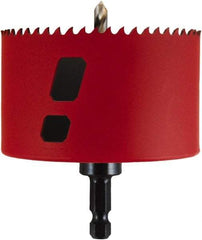 M.K. MORSE - 3-7/8" Diam, 1-15/16" Cutting Depth, Hole Saw - Bi-Metal Saw, Toothed Edge - Benchmark Tooling