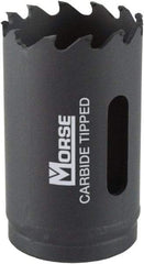 M.K. MORSE - 7/8" Diam, 1-15/16" Cutting Depth, Hole Saw - Carbide-Tipped Saw, Toothed Edge - Benchmark Tooling