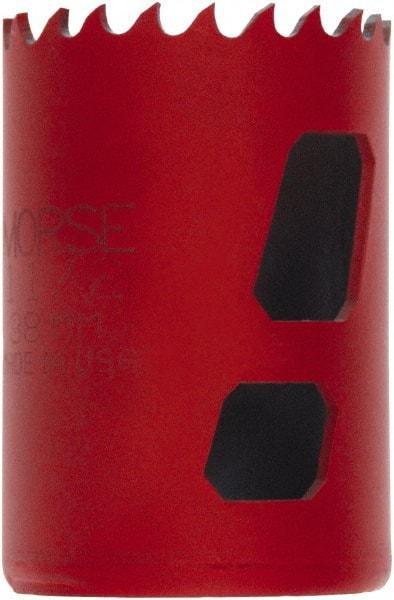 M.K. MORSE - 1-1/4" Diam, 1-15/16" Cutting Depth, Hole Saw - Bi-Metal Saw, Toothed Edge - Benchmark Tooling