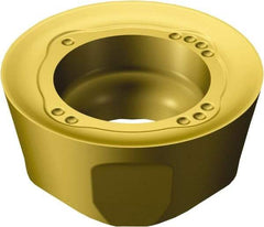 Sandvik Coromant - 6001045 ML Grade S40T Carbide Milling Insert - TiCN/Al2O3/TiN Finish, 4.5mm Thick, 10mm Inscribed Circle, 5mm Corner Radius - Benchmark Tooling