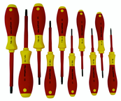 Insulated Torx® Screwdriver Set T6 - T30. 10 Pieces - Benchmark Tooling