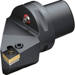 Walter - 95° Lead Angle, Indexable Turning Toolholder - 59mm OAL, Series PCLN-CAPTO-AUSSEN - Benchmark Tooling