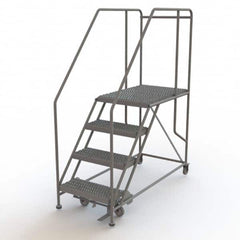 TRI-ARC - Rolling & Wall Mounted Ladders & Platforms Type: Rolling Work Platform Style: Steel Work Platform - Benchmark Tooling
