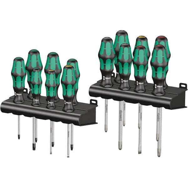 Wera - Screwdriver Sets Screwdriver Types Included: Phillips; Pozidriv; Slotted; Torx Number of Pieces: 14 - Benchmark Tooling