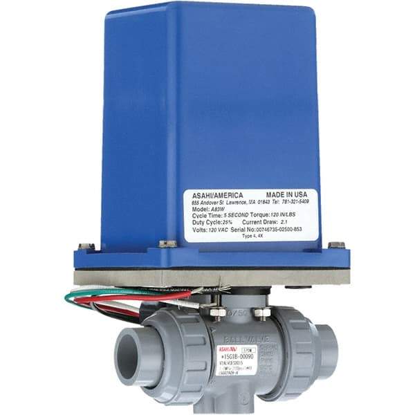 Asahi/America - Actuated Ball Valves   Actuator Type: Electric    Pipe Size: 2 (Inch) - Benchmark Tooling