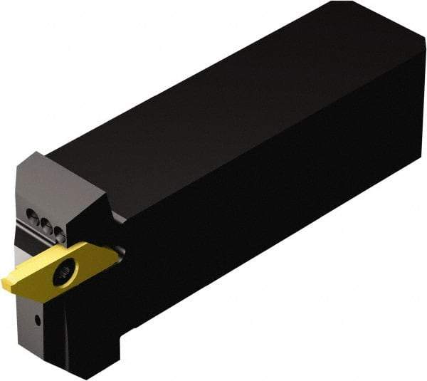 Sandvik Coromant - 0.2856" Max Depth of Cut, Indexable Grooving Cutoff Toolholder - 19.05mm Shank Height x 19.05mm Shank Width, QS-SMALL123XHP Toolholder Style, Series CoroCut XS - Benchmark Tooling