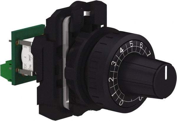 Schneider Electric - Potentiometers Resistance (Ohms): 100000 Operator Type: Knob - Benchmark Tooling