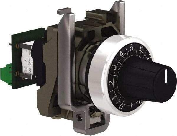 Schneider Electric - Potentiometers Resistance (Ohms): 100000 Operator Type: Knob - Benchmark Tooling