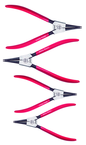 Wiha Straight External Retaining Ring Plier Set -- 4 Pieces -- Includes: Tips: .035; .050; .070; & .090" - Benchmark Tooling