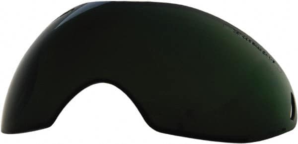 Save Phace - 11" Wide x 3-3/4" High, Lens Shade 8, Polycarbonate Lens - 5/8" Thick, Green, Inside Mount - Benchmark Tooling