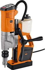 Fein - 1/2" Chuck, 10.25" Travel, Portable Magnetic Drill Press - 260-520 RPM, 12 Amps, 2.5 hp, 1100 Watts, 110-120 Volts, 13' Cord Length - Benchmark Tooling