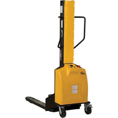 Vestil - Battery Operated Lifts Type: Narrow Mast Stacker Load Capacity (Lb.): 1,000 - Benchmark Tooling