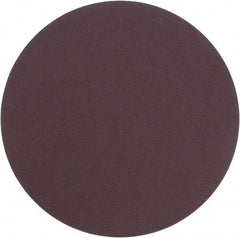 Camel Grinding Wheels - 12" Diam, 80 Grit Aluminum Oxide Adhesive PSA Disc - Medium Grade, Maroon, X Weighted Backing, Flexible - Benchmark Tooling