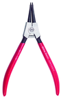 Straight External Retaining Ring Pliers 1/8 - 3/8" Ring Range .035" Tip Diameter with Soft Grips - Benchmark Tooling