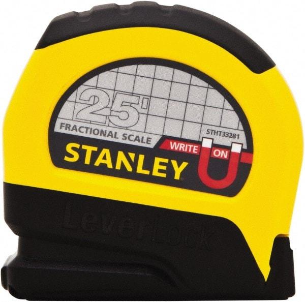 Stanley - 25' x 1" Tape Measure - 1/16" Graduation - Benchmark Tooling