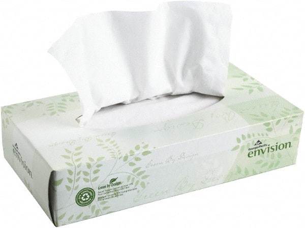 Georgia Pacific - Flat Box of White Facial Tissues - 2 Ply, Recycled Fibers - Benchmark Tooling