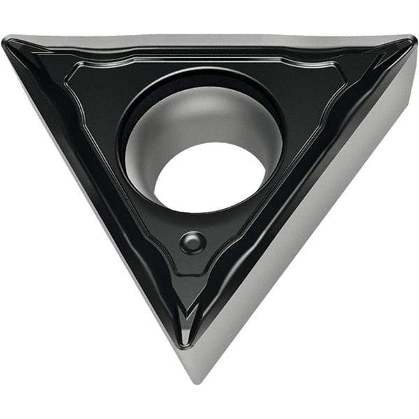 Walter - TCMT1.21.21 FP4 Grade WPP20S Carbide Turning Insert - TiCN/Al2O3/TiN Finish, 60° Triangle, 5/32" Inscr Circle, 5/64" Thick, 1/64" Corner Radius - Benchmark Tooling