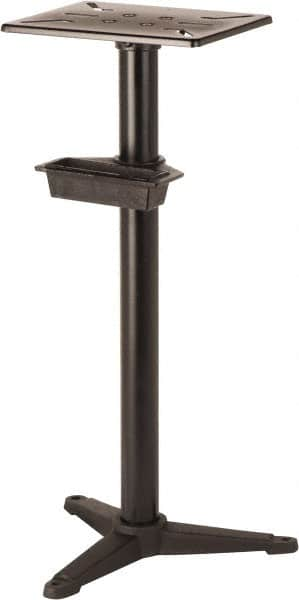 Enco - 29-1/2" Long, Grinding Pedestal Stand - Use with 6, 7, 8 & 10" Grinders & Buffers - Benchmark Tooling