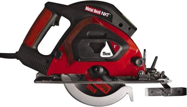 M.K. MORSE - 9 Amps, 7" Blade Diam, 3,500 RPM, Electric Circular Saw - 6' Cord Length, 20mm Arbor Hole, Right Blade - Benchmark Tooling