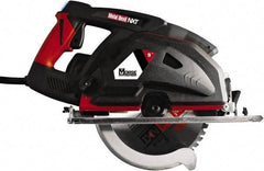 M.K. MORSE - 15 Amps, 9" Blade Diam, 2,300 RPM, Electric Circular Saw - 7' Cord Length, 1" Arbor Hole, Right Blade - Benchmark Tooling