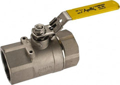 Apollo - 2" Pipe, Standard Port, Stainless Steel Standard Ball Valve - 2 Piece, NPT Ends, Locking Lever Handle, 600 WOG, 150 WSP - Benchmark Tooling