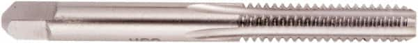 Regal Cutting Tools - M8x1.00 Metric Fine 6H 4 Flute Bright Finish High Speed Steel Straight Flute Standard Hand Tap - Bottoming, Right Hand Thread, 2-23/32" OAL, 1-1/8" Thread Length, D5 Limit, Oversize - Benchmark Tooling