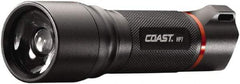 Coast Cutlery - White LED Bulb, 360 Lumens, Industrial/Tactical Flashlight - Black Aluminum Body, 4 AAA Alkaline Batteries Included - Benchmark Tooling