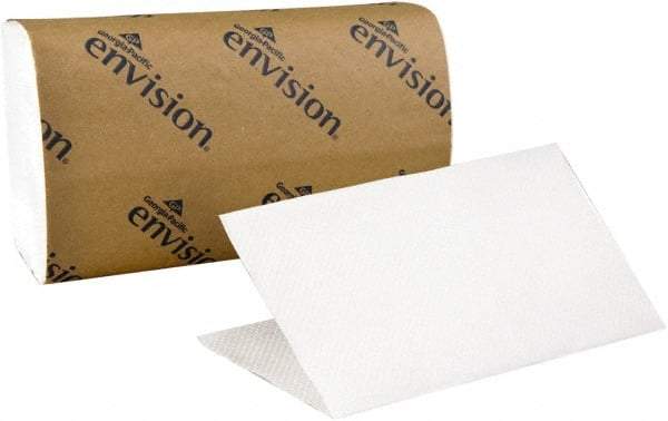 Georgia Pacific - 1 Ply White Single-Fold Paper Towels - 9-1/4" Wide - Benchmark Tooling