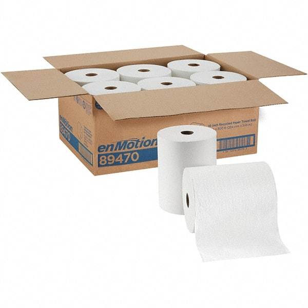 Georgia Pacific - Hard Roll of 1 Ply White Paper Towels - 10" Wide, 800' Roll Length - Benchmark Tooling