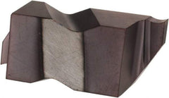 Hertel - 3047IG K Grade HC215, 1.19mm Cutting Width Carbide Grooving Insert - 1.9mm Max Depth of Cut, Right Hand, TiAlN Finish - Benchmark Tooling