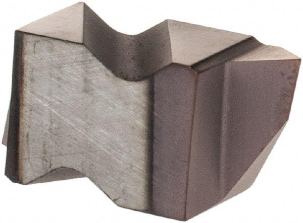 Hertel - ITK2 Grade HC215, Internal/External 60° V Threading Insert - 0.6 to 1.75mm & 14 to 44 TPI Ext Pitch, 10 to 20mm & 12 to 24 TPI Int Pitch, Right Hand Insert, TiAlN Finish, Carbide - Benchmark Tooling