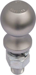 Vestil - 2-5/16" Diam, 2-1/2" Shank Length, Hitch Ball - 1" Shank Diam, 5,000 Lb Capacity, Chrome - Benchmark Tooling