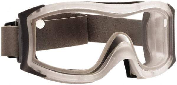 bolle SAFETY - Size Universal, Clear Anti-Fog & Scratch Resistant Lens, Safety Goggles - Indirect Vent, Clear Frame - Benchmark Tooling