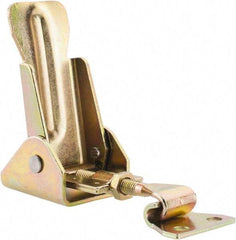 Value Collection - 3-13/32" Long x 1-3/16" Wide, Adjustable Toggle Latch - Steel, with Yellow Chromate Finish - Benchmark Tooling