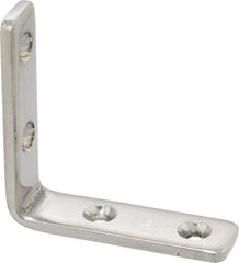 Sugatsune - 1-13/16" Long x 1/2" Wide, 18-8 Stainless Steel, Corner Brackets - Benchmark Tooling