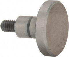 Mitutoyo - #4-48, 1/2" Ball Diam, Carbide Flat Contact Point - 3/8" Contact Point Length, Use with AGD 1,2,3,4 - Benchmark Tooling